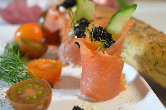 Tartar de salmón